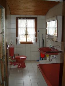 Ferienwohnung Kienscherf tesisinde bir banyo