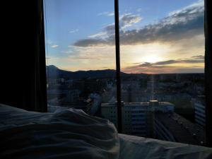 Widok na góry z tego hotelu