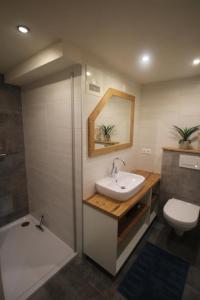 A bathroom at Kusternighof
