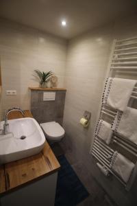 A bathroom at Kusternighof