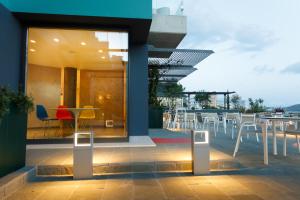 Restaurace v ubytování Buzë Boutique Hotel