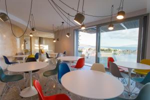 Posezení v ubytování Buzë Boutique Hotel