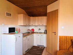 Kuchyň nebo kuchyňský kout v ubytování Apartmány Potok