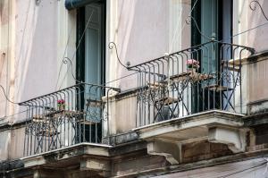 Balkón nebo terasa v ubytování Casa del corso
