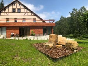 Zahrada ubytování Pension Oybin