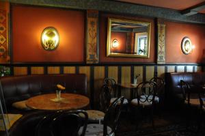 A seating area at Gasthof Dorfschenke