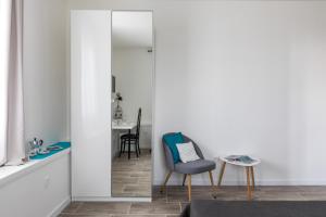 Et sittehjørne på SeaBed Rooms Split