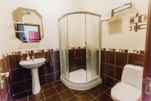 Kúpeľňa v ubytovaní Praktik Hotel & Restaurant