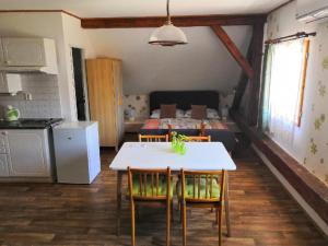 Kuchyňa alebo kuchynka v ubytovaní ABC apartments