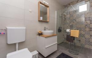 Kúpeľňa v ubytovaní Holiday house Barba - Vrana