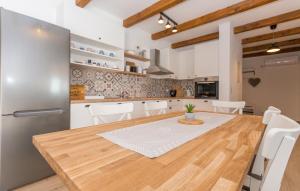 Kuchyňa alebo kuchynka v ubytovaní Holiday house Barba - Vrana