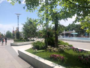 Vonkajšia záhrada v ubytovaní Siesta Arkadia Apartament
