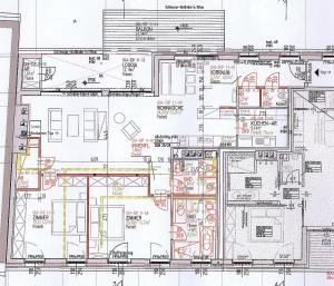 Plán poschodí v ubytovaní Loft #11 mit großer Loggia und Terrasse