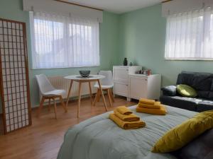 Istumisnurk majutusasutuses COSY B&B 2B