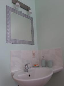 Vannituba majutusasutuses COSY B&B 2B