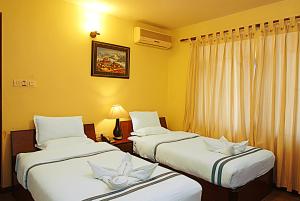 Letto o letti in una camera di Hotel Amaryllis