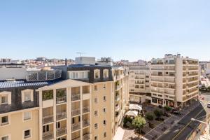 an aerial view of a city with buildings at Studio Victoria Surf in Biarritz