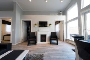 TV o dispositivi per l'intrattenimento presso Icelandic Cottages