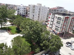 Budova, kde se aparthotel nachází