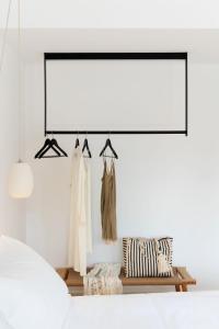 Posteľ alebo postele v izbe v ubytovaní Amantes Villas and Suites