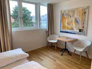Letto o letti in una camera di Röschenzerhof