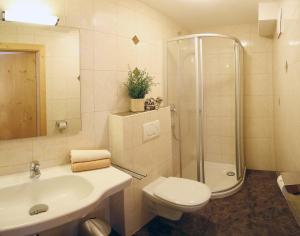 Koupelna v ubytování Landhaus Tirol