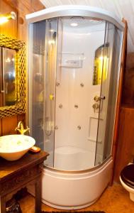 Koupelna v ubytování Linnumaja Guesthouse