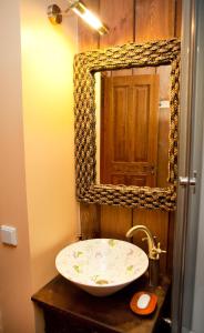 Koupelna v ubytování Linnumaja Guesthouse