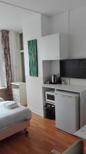 TV a/nebo společenská místnost v ubytování Bed & Breakfast Vlissingen