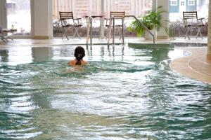 Bazén v ubytování Szépia Bio and Art Hotel nebo v jeho okolí