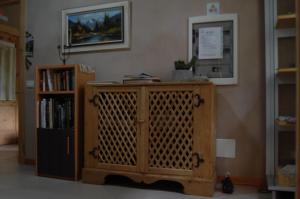 Knihovna v bed and breakfast