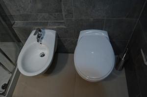 Koupelna v ubytování B&B Al Mulino
