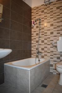 A bathroom at Korina's Apartments
