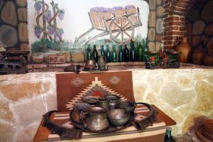 Getränke in der Unterkunft Wine House KNIAZ