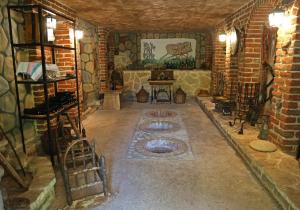 Χώρος καθιστικού στο Wine House KNIAZ