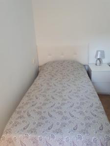 a bed in a room with a mattress at La Sirena Baria15 in Villaricos