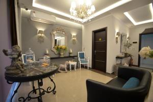 Posedenie v ubytovaní Epavlis Luxury apts