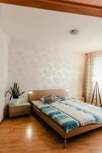Ένα ή περισσότερα κρεβάτια σε δωμάτιο στο Old Town Apartment Pellicova