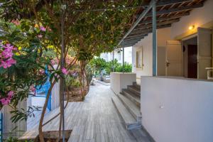 A balcony or terrace at Irene Hotel Leros
