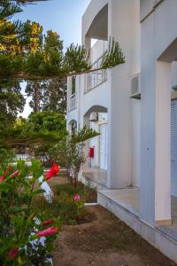 A garden outside Irene Hotel Leros