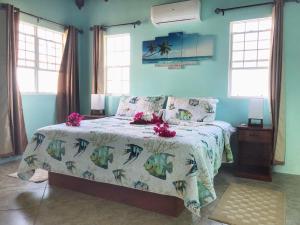 Voodi või voodid majutusasutuse Ocean View Villas toas