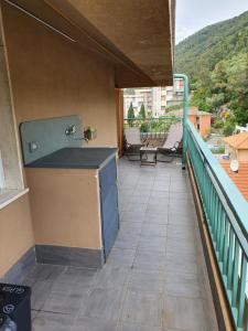 Balkón alebo terasa v ubytovaní BiancAdele sul mare