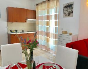 Kuchyňa alebo kuchynka v ubytovaní Apartment Pepa Starigrad Paklenica