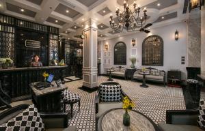 Ruang duduk di Hanoi Esplendor Hotel and Spa