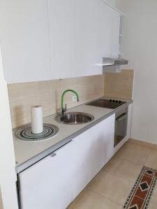 Kuchyň nebo kuchyňský kout v ubytování D&M APARTMAN 1