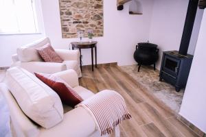 Χώρος καθιστικού στο Casas da Faia - Nature Guest House