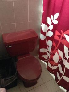 Koupelna v ubytování Hotel Tecozautla