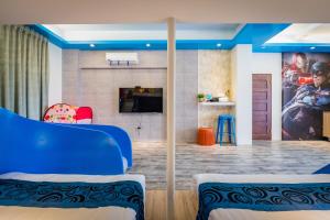 Un lugar para sentarse en Yanduo Homestayuu嫣朵親子包棟
