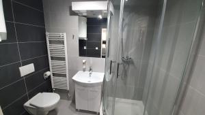 Kúpeľňa v ubytovaní Small Apartments Denisa Business