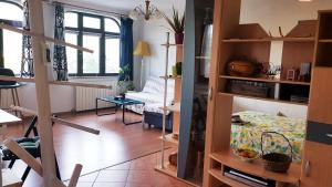 Posezení v ubytování Apartments and Rooms Suzana